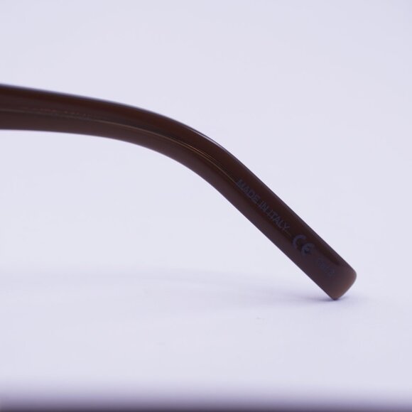 Saint Laurent SLM28/F 008 Sunglasses Brown Round Frame, Grey Lenses - Picture 7 of 10